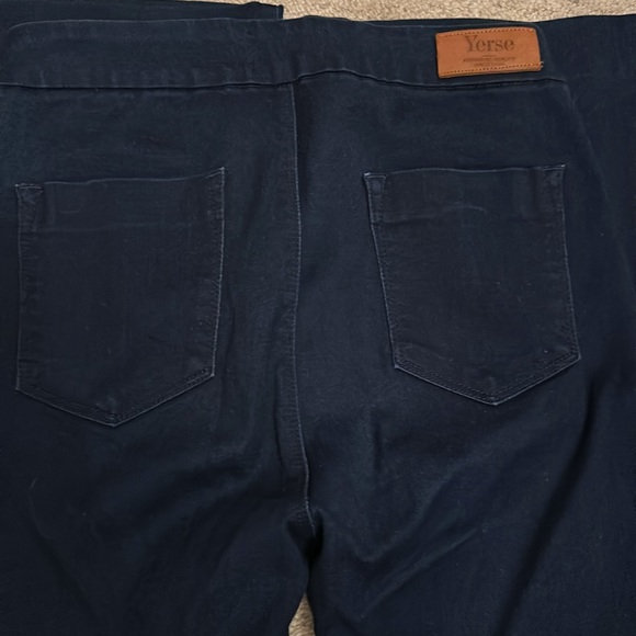 YERSE flare dark blue denim jeans. Size EU 40 - Picture 4 of 7
